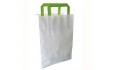 Mini sac cabas blanc biodégradable en papier recyclé