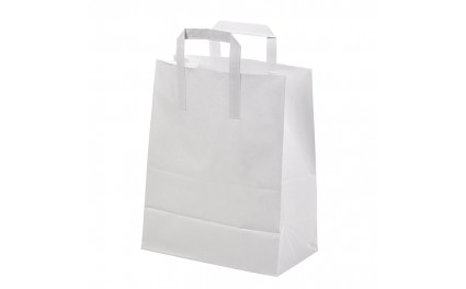 Sac cabas blanc recyclable