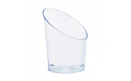 Verrine plastique transparente "Pia" de contenance 30 ml x 15 unités