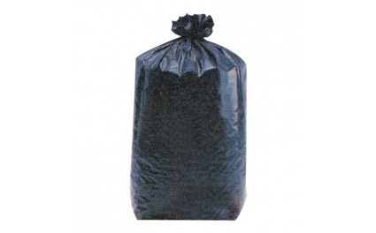 Sac poubelle noir de contenance 160000 ml x 100 unités