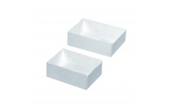 Boîte pâtissière carton blanc sans couvercle x 100 unités