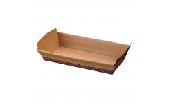 Moule cuisson carton micro-cannelé brun x 450 unités